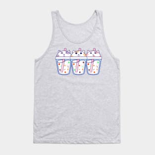 Cute Milk Cat Tank Top